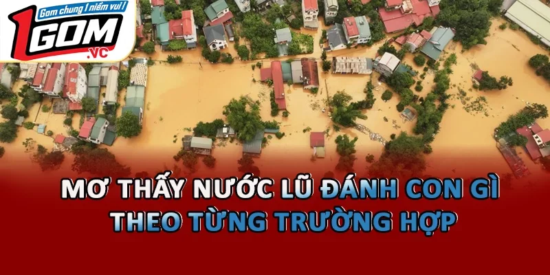 Mơ thấy nước lũ đánh con gì theo từng trường hợp