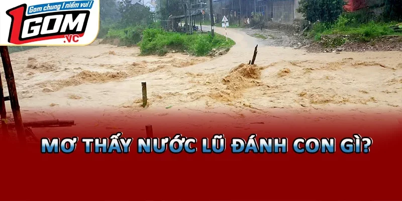Mơ thấy nước lũ đánh con gì?